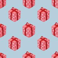 cute christmas items seamless pattern design vector