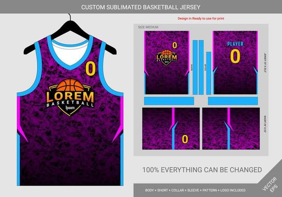 Vector Background Pink Violet for Sport Jersey Sublimation Pattern