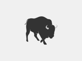 bison vector silhouette