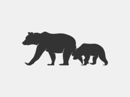 bear vector silhouette