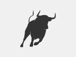 bull vector silhouette