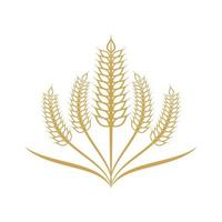 Wheat Logo template vector illustration design