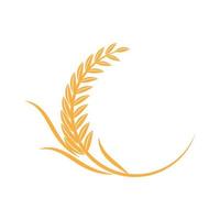 Wheat Logo template vector illustration design