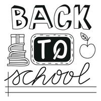 Back to school vector illustration