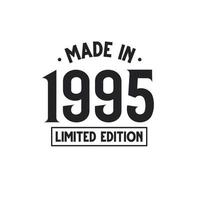 Made in 1996 Limited Edition vector