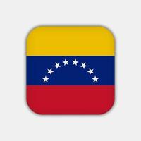 Venezuela flag, official colors. Vector illustration.