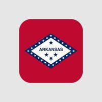 Arkansas state flag. Vector illustration.
