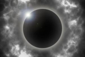 Total solar eclipse photo