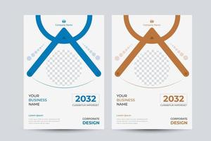 Modern Flyer Design Template vector