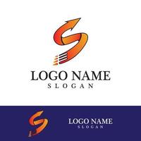 Business corporate S letter logo vector