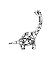 Dinosaur coloring pages for adults