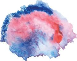 Abstract Isolated watercolor splatter stain, Watercolor splash vector