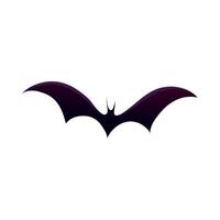 halloween bat icon vector