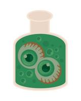 halloween creepy eyes vector