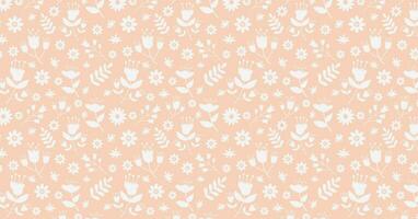 Decorative Summer floral pattern background vector