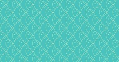 Abstract minimalist fish pattern background vector