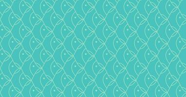 Abstract minimalist fish pattern background vector