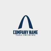 simple and modern vector company logo design idea with abstract shape