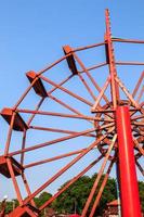 Red water wheel photo