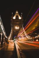 Tower Bridge at night, London photo