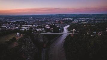 Puente colgante de Clifton en Bristol foto