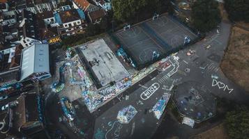 parque de patinetas en bristol, reino unido foto