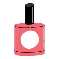 nails polish red color vector