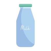 milk bottle drink vector