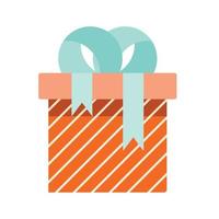 red birthday gift vector