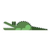 crocodile basic forms vector