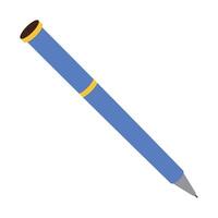 blue pen supply vector