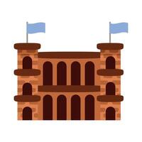 government palace building vector