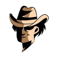 gunslinger bandit with hat vector