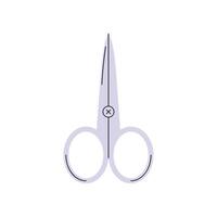 manicure scissors tool vector