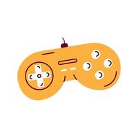 yellow game control vector