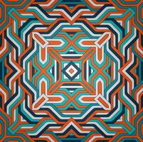 abstract tiles geometric pattern vector