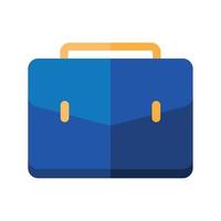 blue portfolio briefcase vector