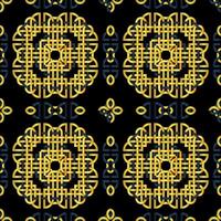 patrón de ornamento abstracto con estilo de nudo celta