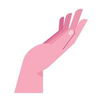 hand human receiving vector