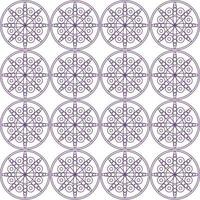 purple mandalas pattern vector