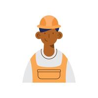 trabajador profesional masculino constructor vector