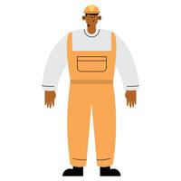 construction worker profession vector