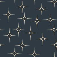 Vector seamless pattern of four-pointed stars. Elegant stylish texture for fabric and textiles.