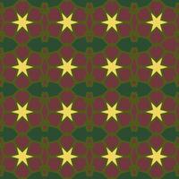 Vector seamless pattern, retro wallpaper in traditional Christmas holiday colors. Vector illustration. EPS10