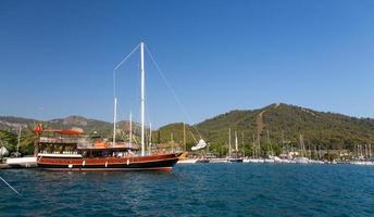 ciudad de gocek en turquía foto