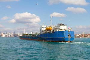 Cargo Ship in Istanbul photo