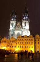 iglesia de nuestra señora antes de tyn, praga, república checa foto