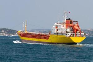 Cargo Ship in Sea photo