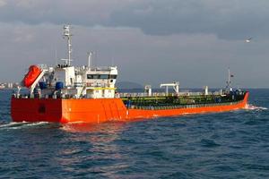 Tanker Ship in sea photo