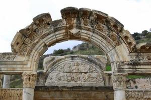 Hadrianus temple Ephesus, Izmir, Turkey photo